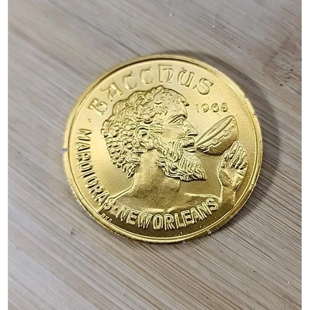 BACCHUS 1994  BRONZE Color NEW ORLEANS‎ MARDI GRAS THEME DOUBLOON Parade